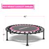 ONETWOFIT 42"/45" Rebounder Trampoline for Adults, Silent Mini Trampoline Indoor Exercise Fitness Trampoline Bungee Rebounder Workout Max Load 330lbs (42IN-Pink) view 2