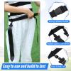 Wettarn 16 Players 10/16 Player Flag Football Belt Set,Black, White view 3