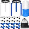 Wettarn 16 Players 10/16 Player Flag Football Belt Set,Blue, White view 1