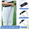 Wettarn 16 Players 10/16 Player Flag Football Belt Set,Blue, White view 4