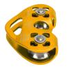 Refeng 25KN Rock Climbing Technical Pulley Tandem Two Speed Pulley for Rock Climbing Save Lift (Blue)(Gold) view 2