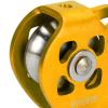 Refeng 25KN Rock Climbing Technical Pulley Tandem Two Speed Pulley for Rock Climbing Save Lift (Blue)(Gold) view 4