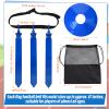 Wettarn 16 Players 10/16 Player Flag Football Belts Adjustable Flag Football Set with Cones Bag for Youth Adults Kids Training Sport (Blue,Orange) view 3