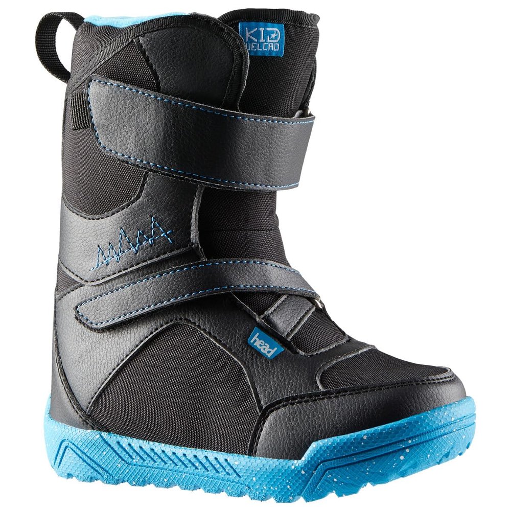 HEAD Kid LYT Velcro Junior Snowboard Boot, Color: Black, Size: 195 (355613-195)