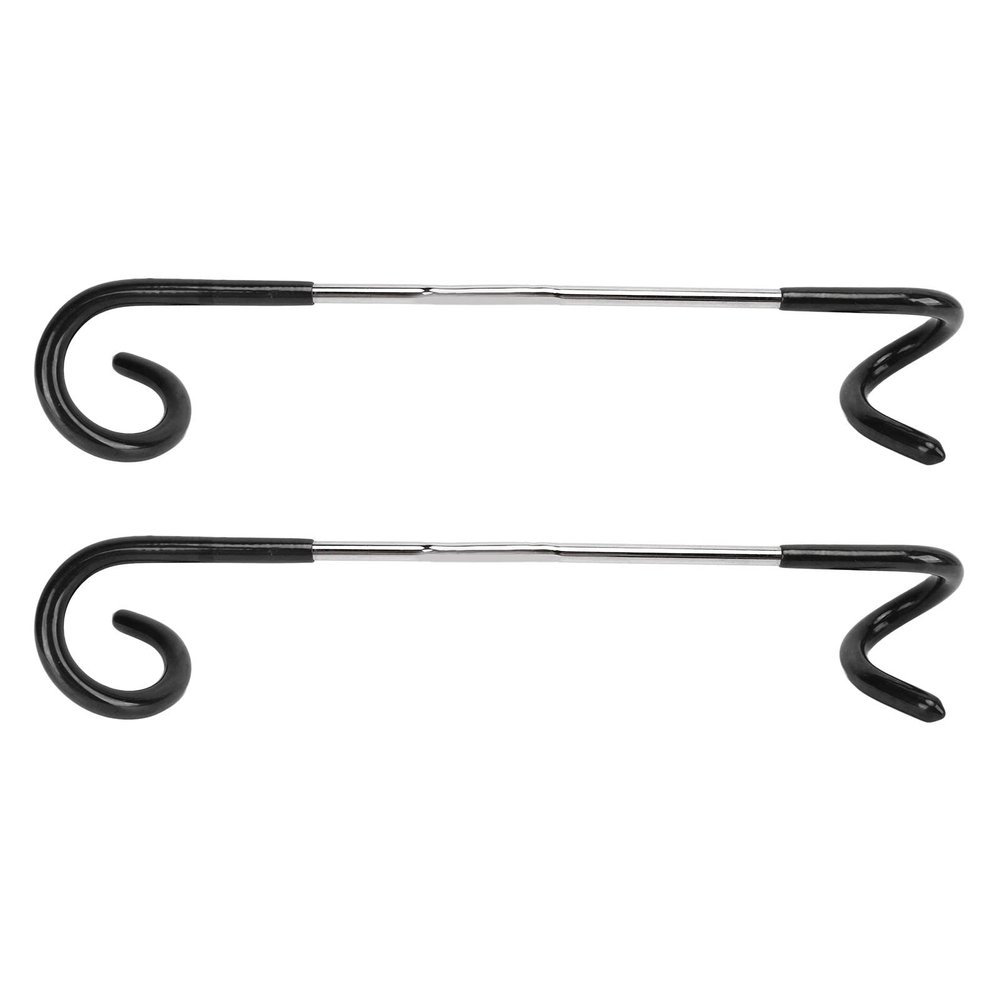 Gavigain 2Pcs Hanger,Camping Lantern Hook Hanger Tent Light Outdoor Lamp Camping Lantern Hook Hangers Water Bottle Holder, S Shaped Lamp Hook Holder for Camping, Fishing, Hunting(Black)