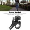 Scooter Horn Bell, Electric Scooter Horn Bell Ring Black Aluminium Alloy Loud Sound Scooter Horn Replacement for Pro PRO2 1S Lite Electric Scooter view 2