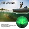 HERCHR Deep Drop LED Fishing Light Underwater Fish Attracting Lures Lamp with Longline Clip with Metal Reinforced Large Pin Fishing Flashers (Green) view 3