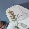 Personalized Bridesmaids Gifts, Custom Jewelry Box w/Name & Birth Flower, Birth Flower Travel Jewelry Case, Small Portable Jewelry Box with Zipper, Customized Jewelry Organizer Box view 4