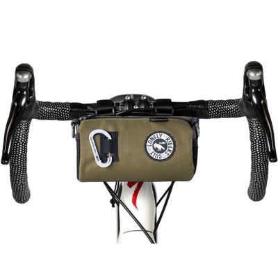 ULAC NEO PORTER COURSIER SPRINT Bicycle Handlebar Bag, Front Feed Bag for Road Bike, Mountain Bike, Cycling Travel (Moss, 1.5L)