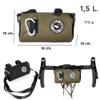 ULAC NEO PORTER COURSIER SPRINT Bicycle Handlebar Bag, Front Feed Bag for Road Bike, Mountain Bike, Cycling Travel (Moss, 1.5L) view 2