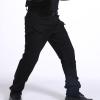 2023 Cargo Pants for Men Mens Cargo Pants Big and Tall Premium Twill Multi Pockets Cargo Pants for Men Belted Tactical Straight Sweatpants Cargo Sweatpants Men's Pants Black 5X view 2