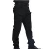 2023 Cargo Pants for Men Mens Cargo Pants Big and Tall Premium Twill Multi Pockets Cargo Pants for Men Belted Tactical Straight Sweatpants Cargo Sweatpants Men's Pants Black 5X view 3