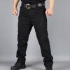 2023 Cargo Pants for Men Camo Pants for Men Causal Joggers Athletic Pants Loose Fit Twill Chino Multi Pockets Straight Sweatpants 2023 Mens Sweatpants with Pockets Black Cargo Pants Black 4X view 2