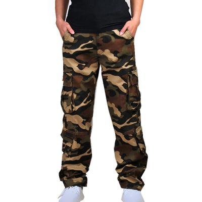 2023 Cargo Pants for Men Camo Cargo Pants for Men 2023 Big and Tall Multi Pockets Loose Straight Sweatpants Outdoor Fashion Athletic Pants Mens Pants Wide Leg Sweatpants Camouflage L