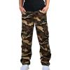 2023 Cargo Pants for Men Camo Cargo Pants for Men 2023 Big and Tall Multi Pockets Loose Straight Sweatpants Outdoor Fashion Athletic Pants Mens Pants Wide Leg Sweatpants Camouflage L view 1