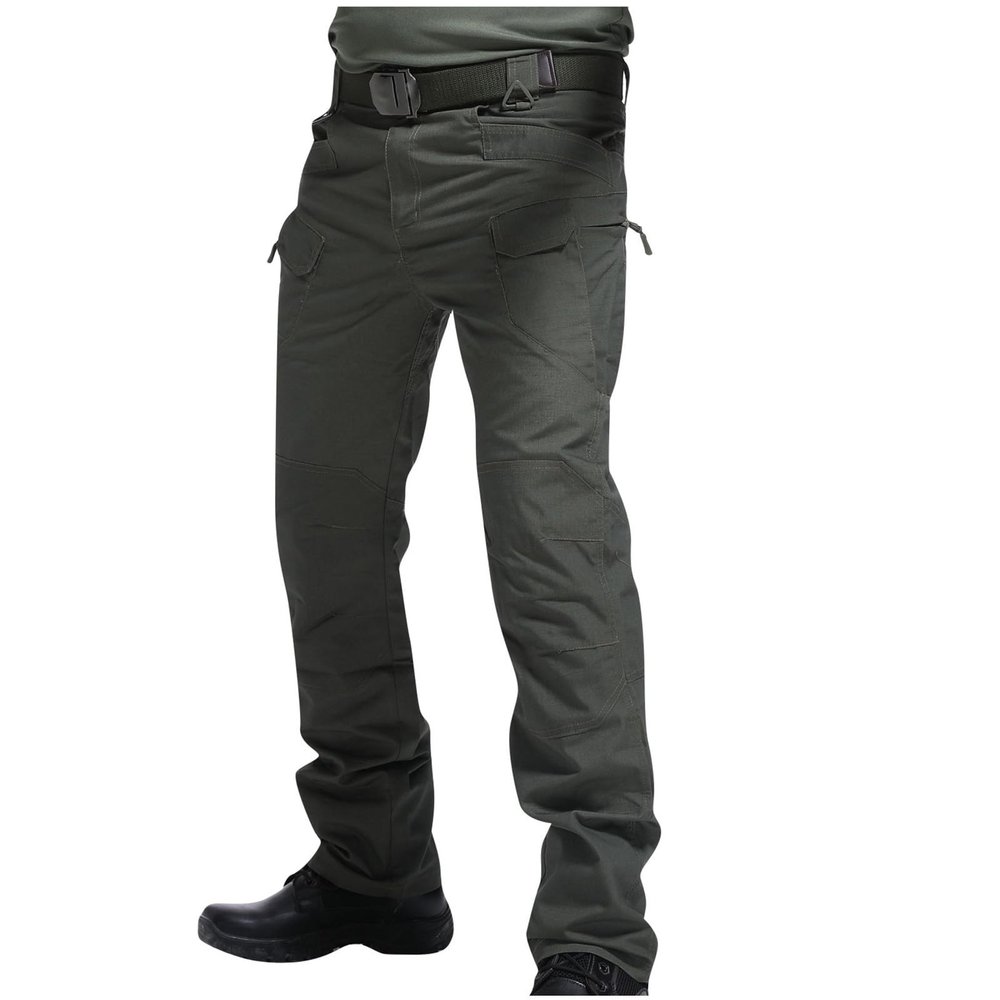 2023 Cargo Pants for Men Mens Cargo Pants Big and Tall Premium Twill Multi Pockets Cargo Pants for Men Belted Tactical Straight Sweatpants Baggy Sweatpants for Men Mens Cargo Pants Green 4X