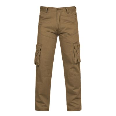2023 Cargo Pants for Men Baggy Cargo Pants Athletic-Fit Solid Multi Pockets Casual Joggers Sport Cotton Sweatpants Utility Loose Trousers Camo Pants Pants for Men Khaki 5X