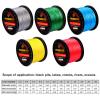 16 Strand PE Braided Fishing Line, 2000M(2187Yards), 40-300LB, Abrasion Resistant Superline, Thin Diameter, Zero Stretch,Blue,300LB/1.0mm view 3
