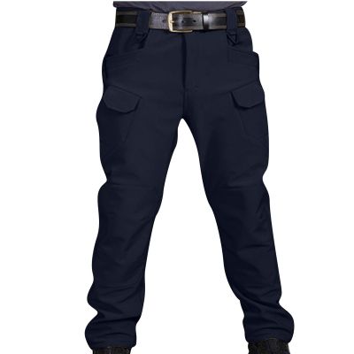 2023 Cargo Pants for Men Mens Pants Big and Tall Multi Pockets Buckle Zipper Cargo Pant Causal Loose Solid Sports Trousers Trendy Clothes Sweatpants for Men Men's Polo Shirts Navy 4X