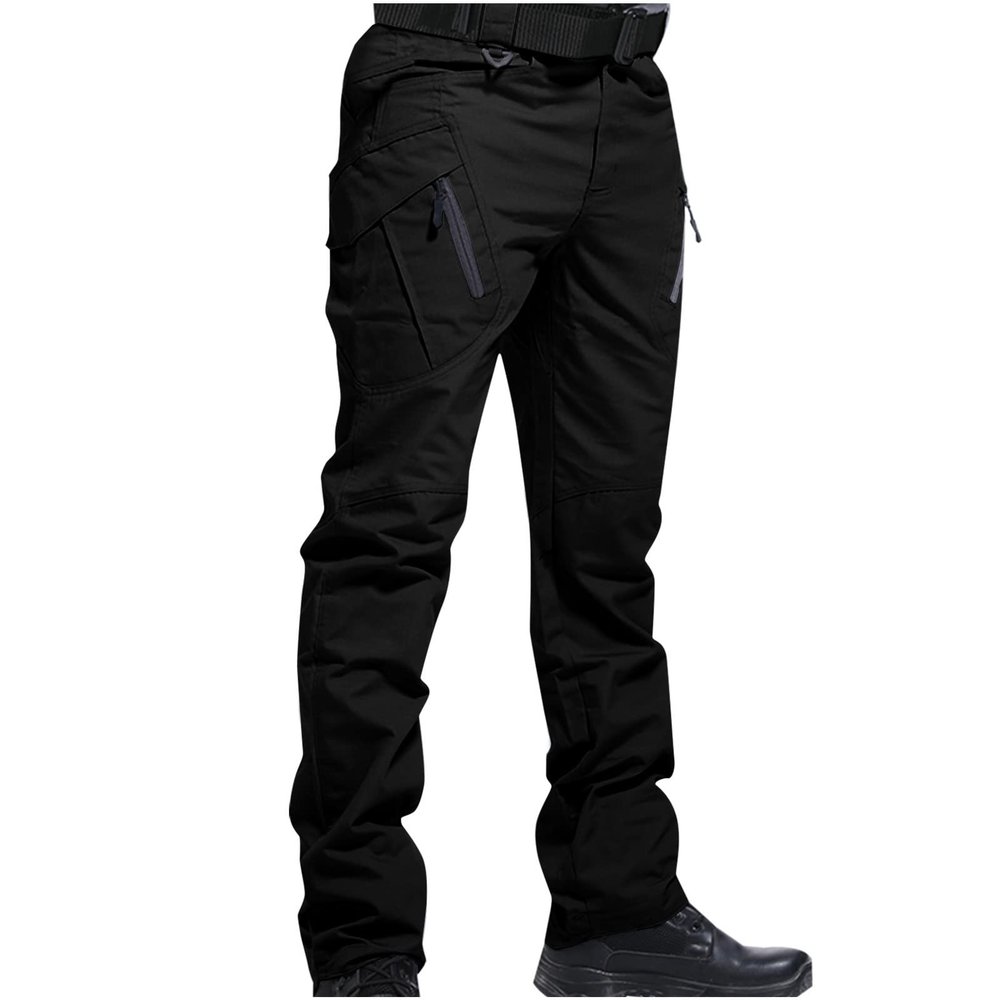 2023 Cargo Pants for Men Cargo Pants Men Cotton Big and Tall Stretch Multi Pockets Casual Joggers Athletic Pants Solid Loose Trousers 2023 Mens Cargo Pants Men Clothing Black 4X