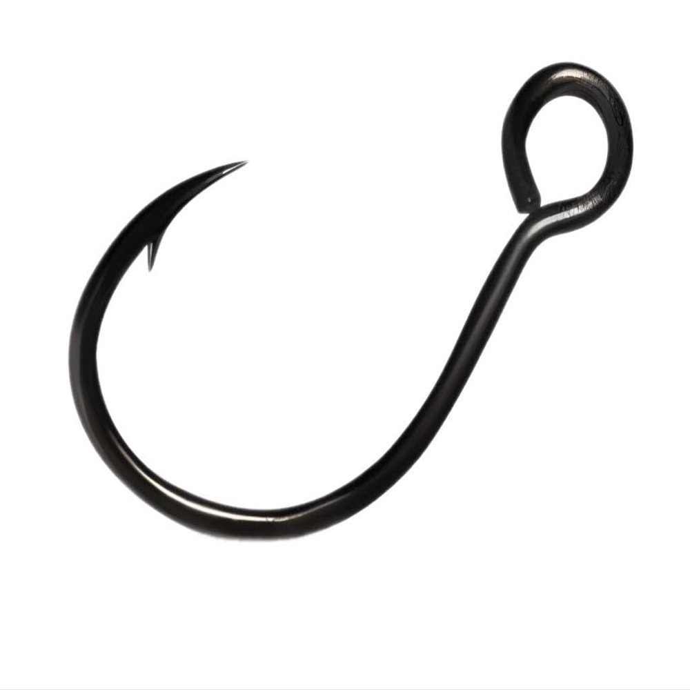 Rapala VMC 7237 Inline Single #8-1/0 Size in 25 & 100 Pack - Recommended for Treble Replacement on Lures. (VMC 7237 Inline BN #6-100 Pk)
