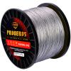 16 Strand PE Braided Fishing Line, 2000M(2187Yards), 40-300LB, Abrasion Resistant Superline, Thin Diameter, Zero Stretch,Natural,150LB/0.7mm view 1