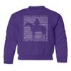 superhotapparel Liberte Egalite Singer Year Of Renaissance Beyonce Youth Crewneck Sweatshirt (Purple, Youth X-Large) view 1