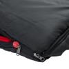 PO PO BEAR Zero Degree Sleeping Bag for Adults 100% Cotton Flannel Tall and Big (Black, 84" x 40" Right Zip) view 2