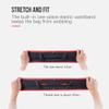 Running Hydration Belt with 250ml Soft Flask, Quick Drying Running Belt for CyclingHikingMarathon (black red,S/M) view 3
