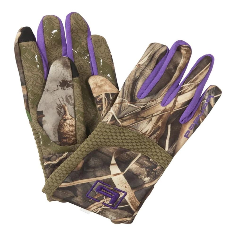 Banded Gear Women's Soft Shell Hunting Gloves (Large, Realtree Max-7)
