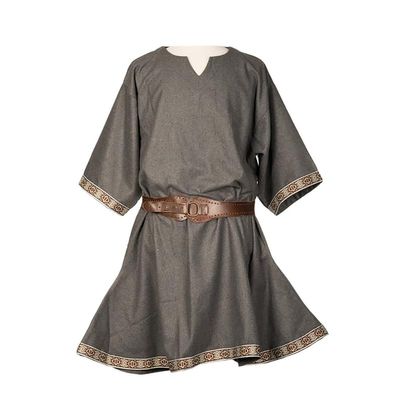 Men's Viking Medieval Tunic Men's Shirt Warrior Tunic Knight Shirt Halloween Costume Without Belt