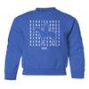 superhotapparel Silver Glitter Horse 2023 Cowgirl Renaissance Beyonce Youth Crewneck Sweatshirt (Royal, Youth X-Large) view 1