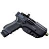 WHOLEGUNS-OWB Carbon Fiber Quick Detach IDPA - KYDEX Holster - Outside Waistband - Posi-Click Retention - 100% US Made (for Walther PDP 4.5''-Right Hand) view 1