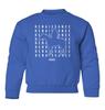 superhotapparel Silver Glitter Horse 2023 Cowgirl Renaissance Beyonce Youth Crewneck Sweatshirt (Royal, Youth Small) view 1