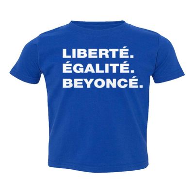 Music World Tour Renaissance Liberte Egalite Beyonce Toddler T-Shirt (Royal, 5T)