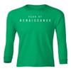 superhotapparel Music World Tour 2023 Year of Renaissance Beyonce Youth Long Sleeve T-Shirt (Green, Youth Small) view 1