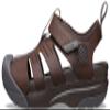 Crocs Men's Yukon Fisherman Sandal, Espresso, 9 view 4