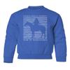 superhotapparel Liberte Egalite Singer Year Of Renaissance Beyonce Youth Crewneck Sweatshirt (Royal, Youth Small) view 1
