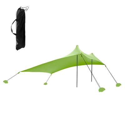Premium Beach Tent Canopy Sun Shade, UPF 50+ Sun Protection, Easy Setup, Lightweight & Portable, Ant-Wind, Sturdy Poles with Sand Bags, Perfect for The Beach, Sport Events and Outdoors