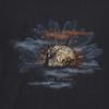 Life is Good. Women's Spooky Daisy Moon Long Sleeve Crusher Tee, Jet Black, Small view 3