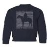 superhotapparel Liberte Egalite Singer Year Of Renaissance Beyonce Youth Crewneck Sweatshirt (Navy, Youth Small) view 1