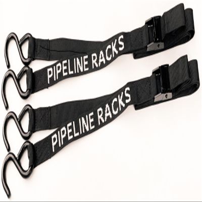 Tie Down Straps Heavy Duty with Cam Buckle and S Hooks | 2 Pack | Cam Buckle Straps for Enhanced E-Bike Support Over 40 Pounds | Secure Gear in Truck Beds, Trailers, Carriers, Vans | Gift Set for Men