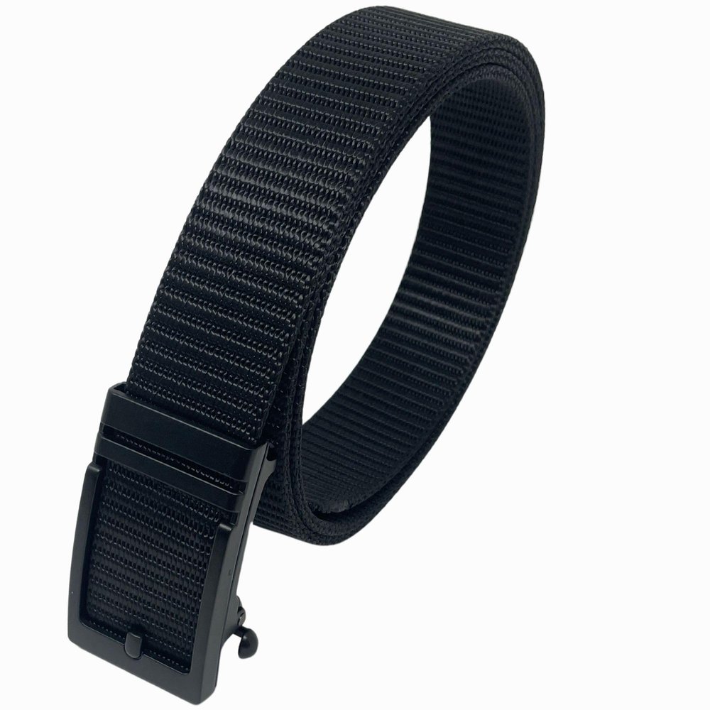 Funky Junque Nylon Ratchet Work Belt - Black - L