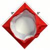 Misscom Unisex Matte Graduation Cap with 2026 Year Charm for Adult Middle High School and Bachelor Red view 4