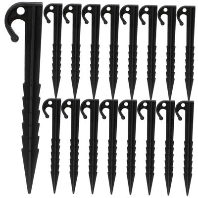 50pcs Windproof Nail Plastic Sand Pegs Plastic Stakes Camping Tent Stakes Camping Tent Pegs Tent Spikes Canopy Stakes Tent Stakes Heavy Duty Plastic Camping Stakes Accessories