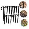 50pcs Windproof Nail Plastic Sand Pegs Plastic Stakes Camping Tent Stakes Camping Tent Pegs Tent Spikes Canopy Stakes Tent Stakes Heavy Duty Plastic Camping Stakes Accessories view 3