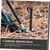 50pcs Windproof Nail Plastic Sand Pegs Plastic Stakes Camping Tent Stakes Camping Tent Pegs Tent Spikes Canopy Stakes Tent Stakes Heavy Duty Plastic Camping Stakes Accessories view 4