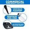 TANNER Tees Pro Batting Tee | Pro Style Tee for Baseball, Softball, Slow Pitch | Adjusts 26-43 | Age 8 up | Durable Weighted Base, Hand Rolled Flextop, Reinforced Steel Stem | Hand Assembled view 4