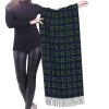 LMNSWDA Clan Leslie Tartan Women's Fashion Cashmere Feel with Tassel Large scarf warm party shawl Wraps view 2