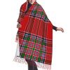 LMNSWDA Clan MacBean Tartan Women's Fashion Cashmere Feel with Tassel Large scarf warm party shawl Wraps view 1